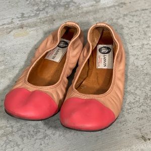 Lanvin Ballet Colorblock Flats